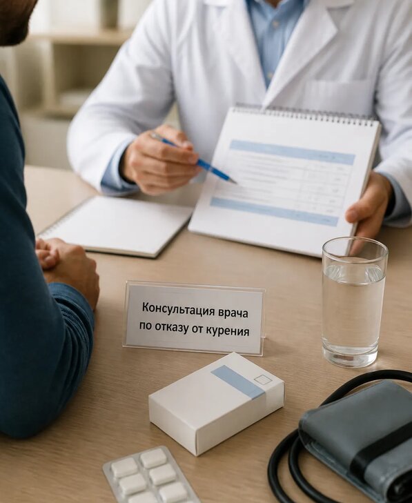 Консультация врача по отказу от курения для взрослых в Кохме
